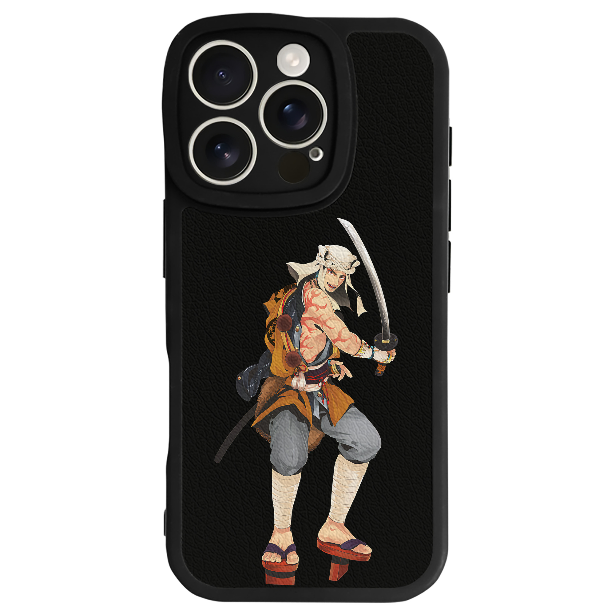 （画像用） 刀剣乱舞 Touken Ranbu 【iPhone 16シリーズ対応】シリコンスマホケース（レザー調） 材質：シリコン